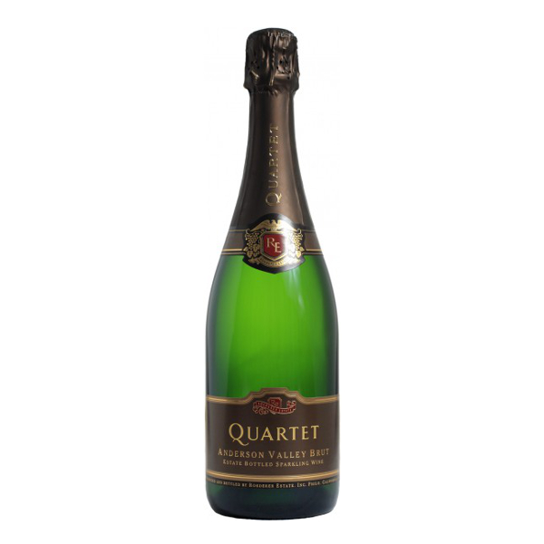 California Quartet Brut NV Sparkling Wine Glass of Bubbly