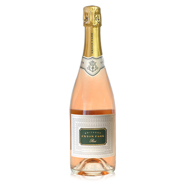 English Sparkling Wine Exton Park Rosé Glass of Bubbly
