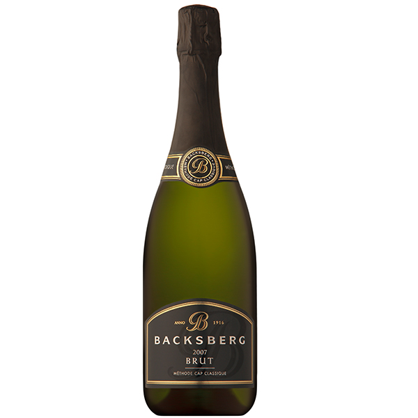 South African Sparkling Wine Backsberg Black Label Brut MCC 2014